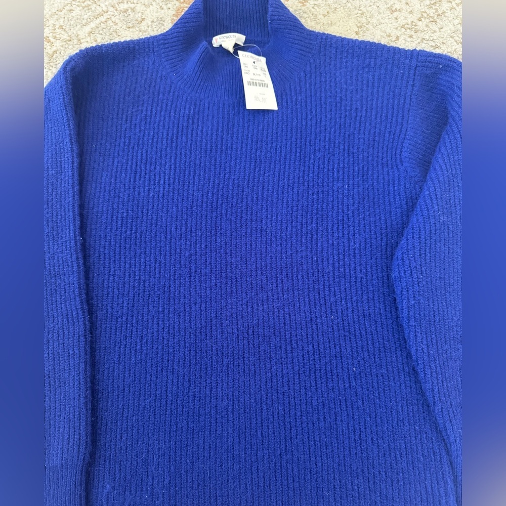 🌼royal blue cashmere blend sweater NWT - Picture 4 of 4